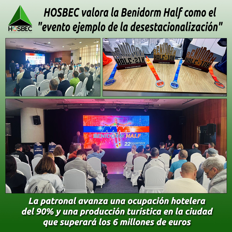 HOSBEC valora la Benidorm Half como el "evento ejemplo de la desestacionalización"